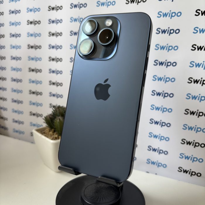 iPhone 15 PRO 128GB Titanio Azul Batería 100%  (Precio Final = 589€)